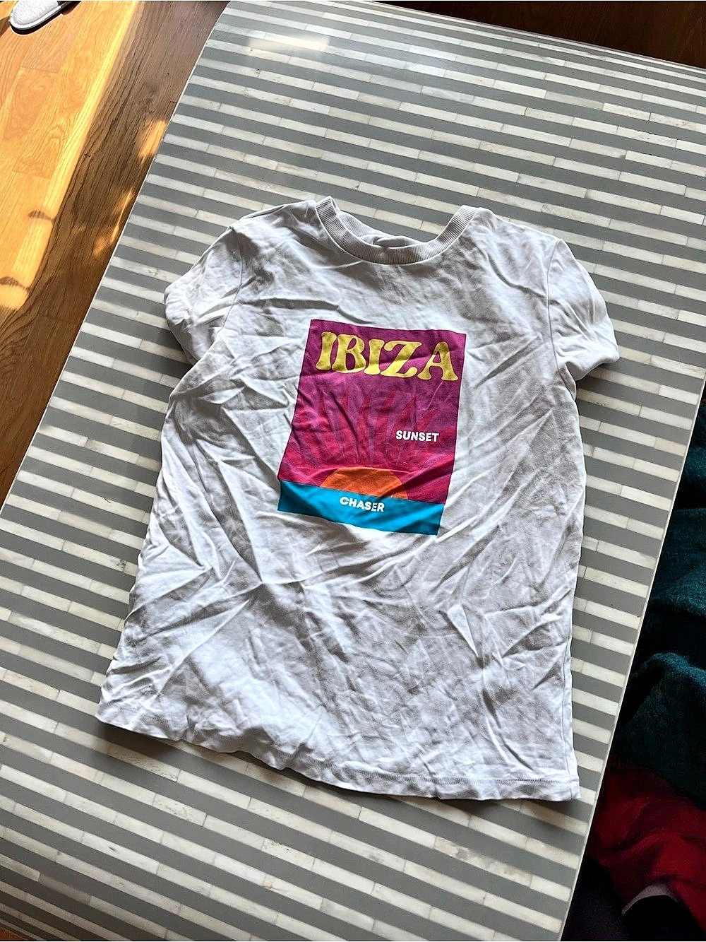 mango Graphic Ibiza Short Sleeve Tee Size Medium